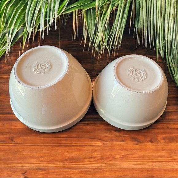 VINTAGE Faianta Sighisoara Romanian Ceramic Nesting Bowls – Set of 2 - Picture 4 of 11